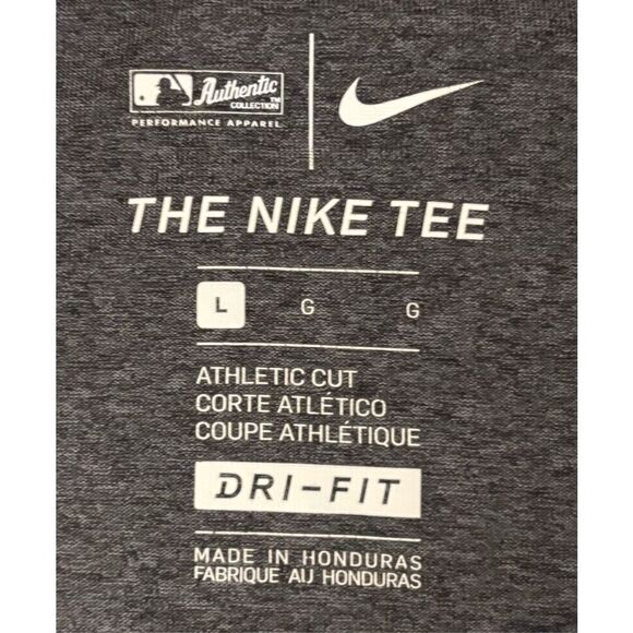 Nike St Louis Cardinals Shirt Adult Large Athletic Fit Gray 3/4 Sleeve Dri-Fit - Picture 7 of 7